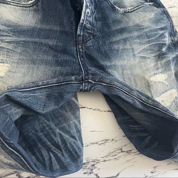 PRPS Demon Bruised Never Broken distressed blue men's Jeans Size 30 - Picture 8 of 9